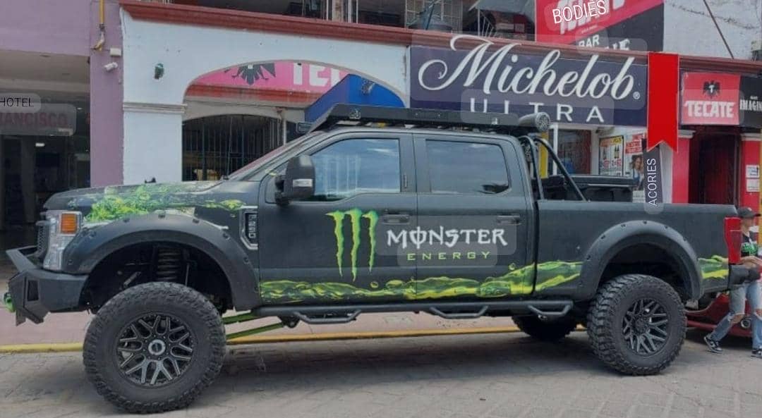Monster Energy Wrapped Truck