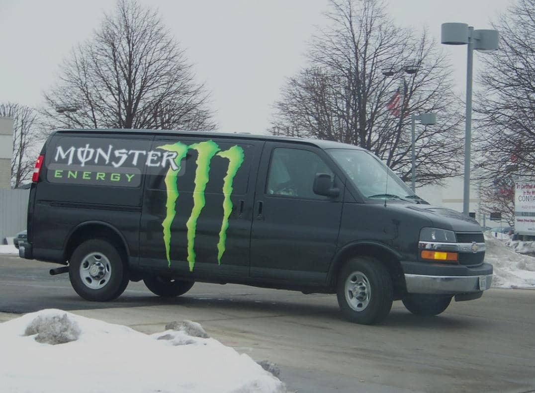 Monster Energy Wrapped Van