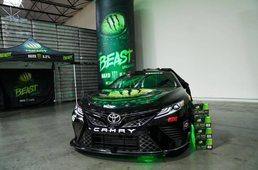 Monster Energy Wrapped Motorcycle